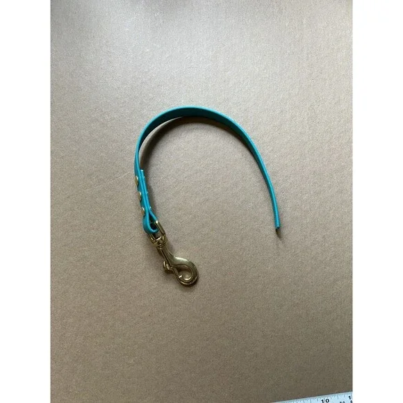 12” Biothane Dog Training Tab Bringsel 5/8" wide Solid Brass Hardware USA Made - Picture 4 of 7